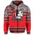 Custom Hawaii Kahuku High & Intermediate School Zip Hoodie No.1 LT6 Unisex Red - Polynesian Pride