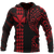 Kanaka Map Polynesian Hoodie Unisex Red - Polynesian Pride