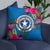 Northern Mariana Islands Polynesian Pillow - Hibiscus Surround - Polynesian Pride