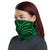 Polynesian Maori Mask Green Unisex Neck Gaiter - Polynesian Pride