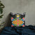 Nauru Pillow - Coat Of Arms With Tropical Flowers - Polynesian Pride