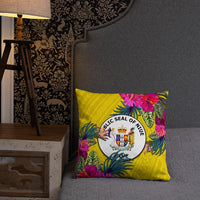 Niue Polynesian Pillow - Hibiscus Surround - Polynesian Pride