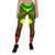 Samoa Polynesian Leggings - Samoa Reggae Seal with Polynesian Tattoo - Polynesian Pride