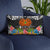 Papua New Guinea Pillow - Coat Of Arms With Tropical Flowers - Polynesian Pride