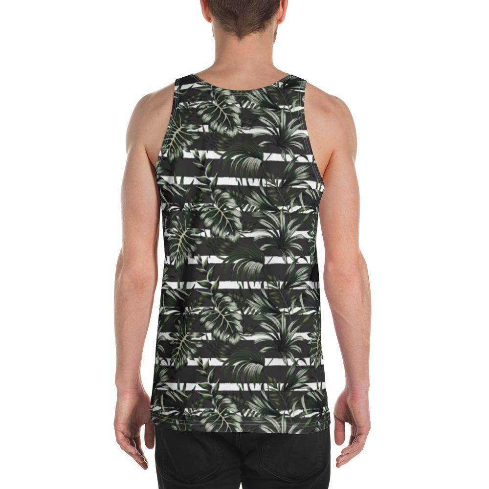 Tropical Line Patttern Hawaii Men's Tank Top AH - Polynesian Pride