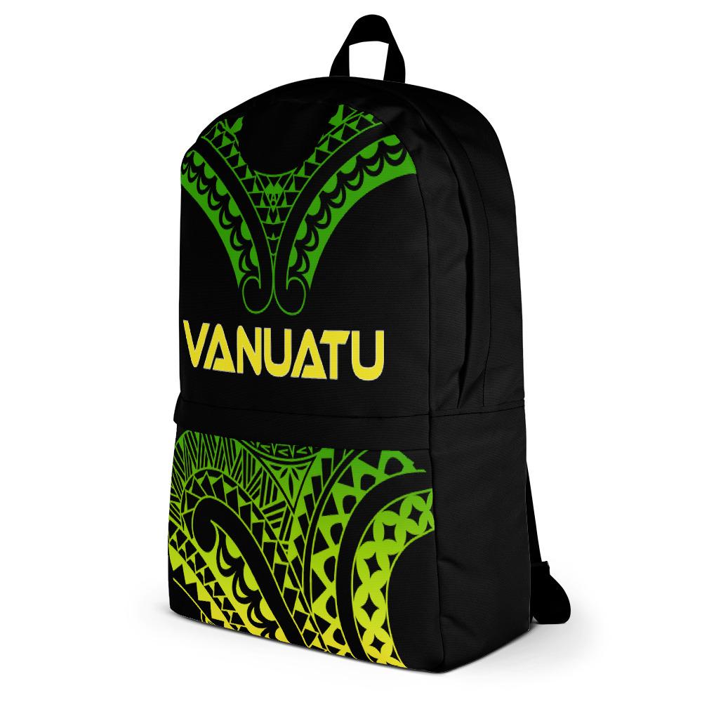 Vanuatu Polynesian Backpack - Reggae Tribal Pattern - Polynesian Pride
