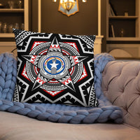 Northern Mariana Islands Pillow - Mandala Star Patterns - Polynesian Pride