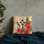 Kosrae Micronesian Pillow - Hibiscus Coat of Arm - Polynesian Pride