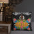 Vanuatu Pillow - Coat Of Arms With Tropical Flowers - Polynesian Pride