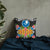 Yap State Pillow - Coat Of Arms With Tropical Flowers - Polynesian Pride