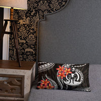 Vanuatu Polynesian Pillow - White Plumeria - Polynesian Pride