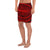 Polynesian Seamless Red Men's Athletic Long Shorts - Polynesian Pride