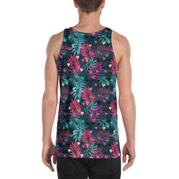 Tropical Pattern Hawaii Men's Tank Top AH - Polynesian Pride