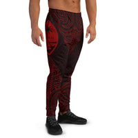 Guam Sweatpant - Polynesian Patterns Red Color - Polynesian Pride