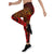 Vanuatu Polynesian Leggings - Red Shark Polynesian Tattoo - Polynesian Pride