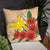 Papua New Guinea Polynesian Pillow - Hibiscus Coat of Arm - Polynesian Pride