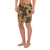 Polynesian Turtle Palm And Sea Pebbles Gold Men's Athletic Long Shorts - Polynesian Pride