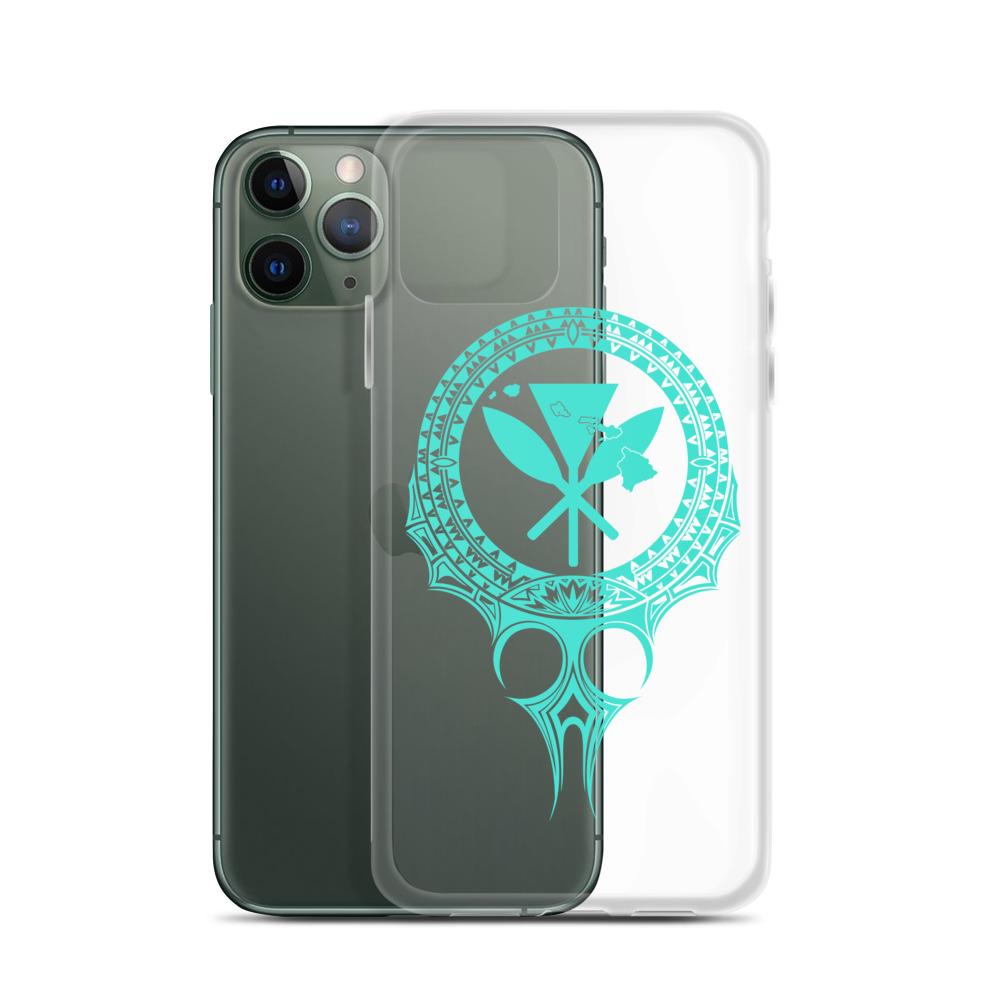 Kanaka Maoli Iphone Case The Eyes Turquoise AH iPhone 11 Pro Phone Case Turquoise - Polynesian Pride