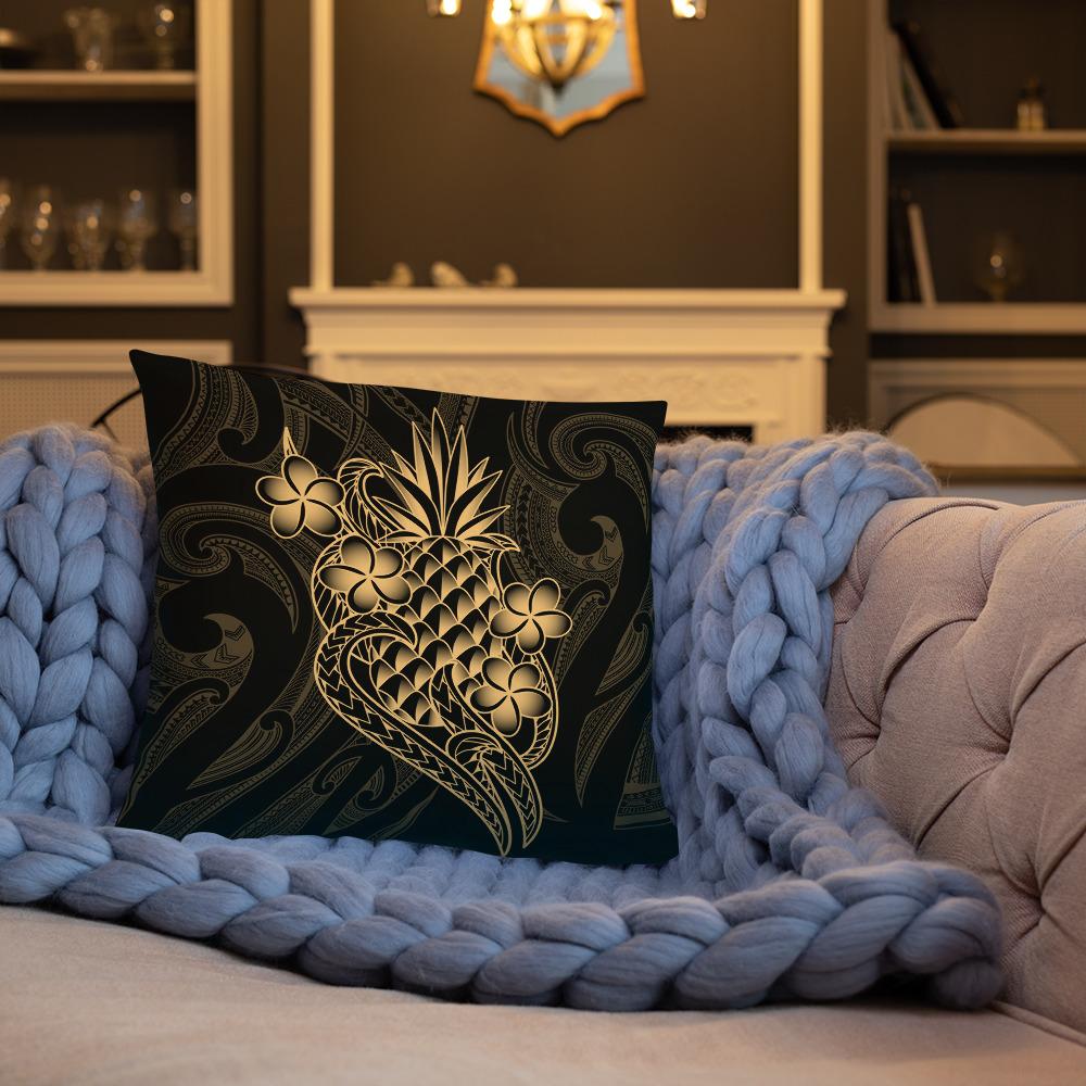 Polynesian Basic Pillow - Gold Pineapple - Polynesian Pride