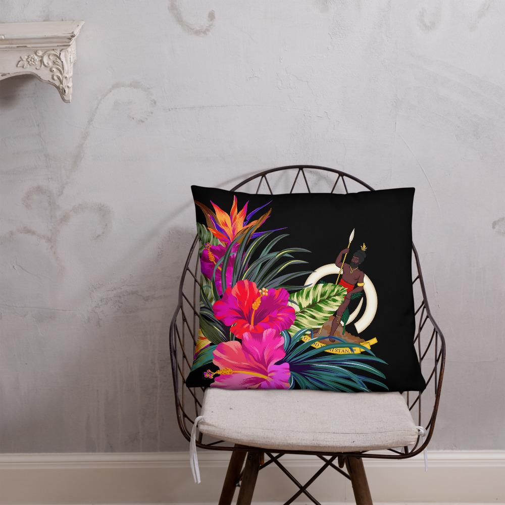 Vanuatu Polynesian Basic Pillow - Tropical Bouquet - Polynesian Pride