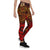 Vanuatu Polynesian Leggings - Red Shark Polynesian Tattoo Red - Polynesian Pride