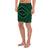 Polynesian Tatau Green Men's Athletic Long Shorts - Polynesian Pride