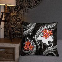 Papua New Guinea Polynesian Pillow - White Plumeria - Polynesian Pride