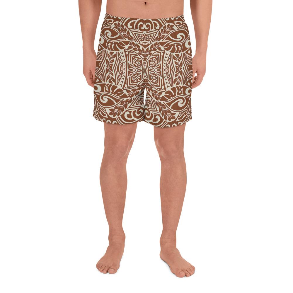 Polynesian Culture Men's Athletic Long Shorts Art - Polynesian Pride