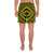 Polynesian Tatau Yellow Men's Athletic Long Shorts - Polynesian Pride