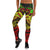 American Samoa Legging - Reggae Shark Polynesian Tattoo - Polynesian Pride