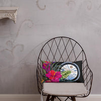 Marshall Islands Polynesian Basic Pillow - Tropical Bouquet - Polynesian Pride