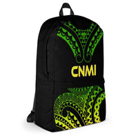 Northern Mariana Islands Polynesian Backpack - Reggae Tribal Pattern - Polynesian Pride