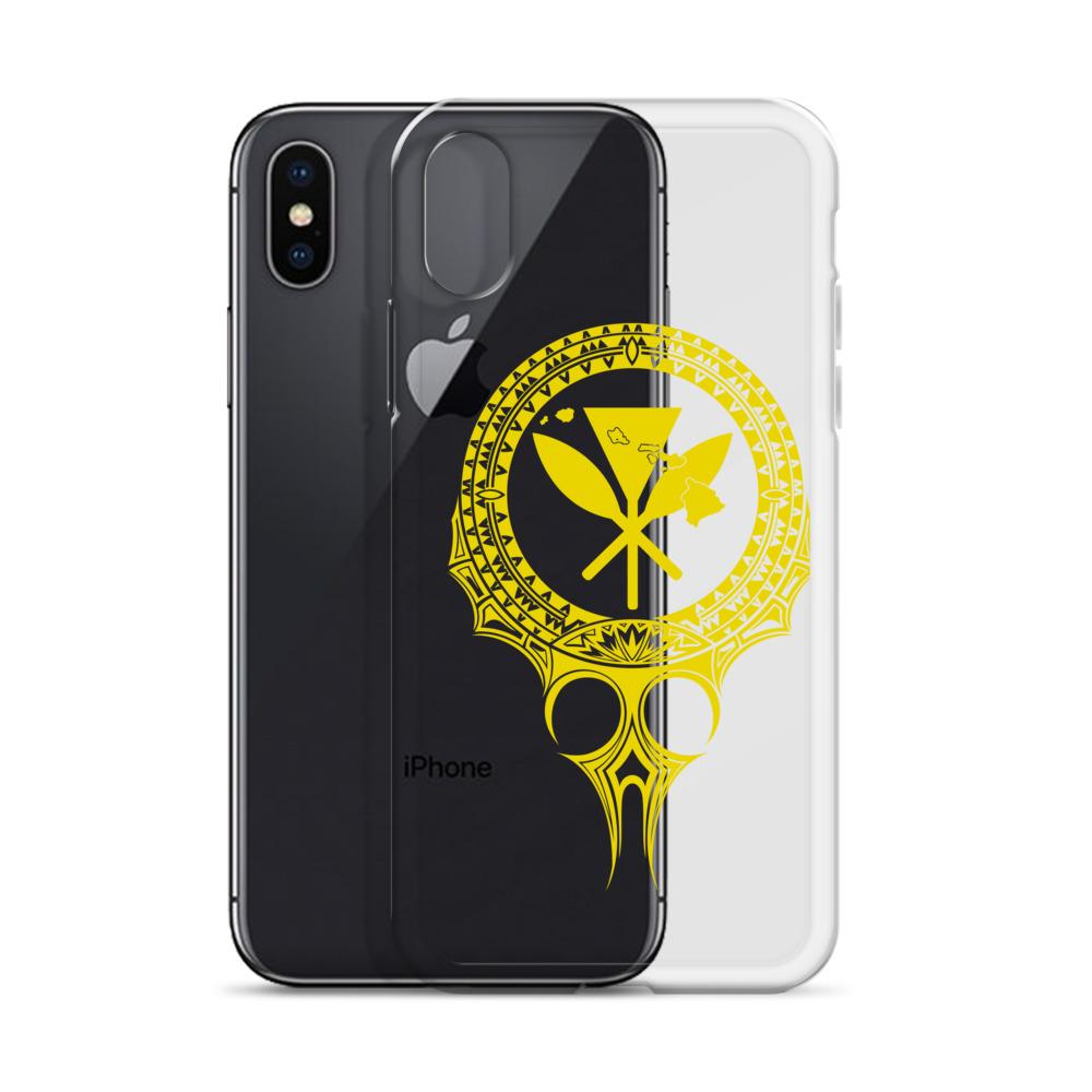 Kanaka Maoli Iphone Case The Eyes Yellow AH iPhone X/XS Phone Case Yellow - Polynesian Pride