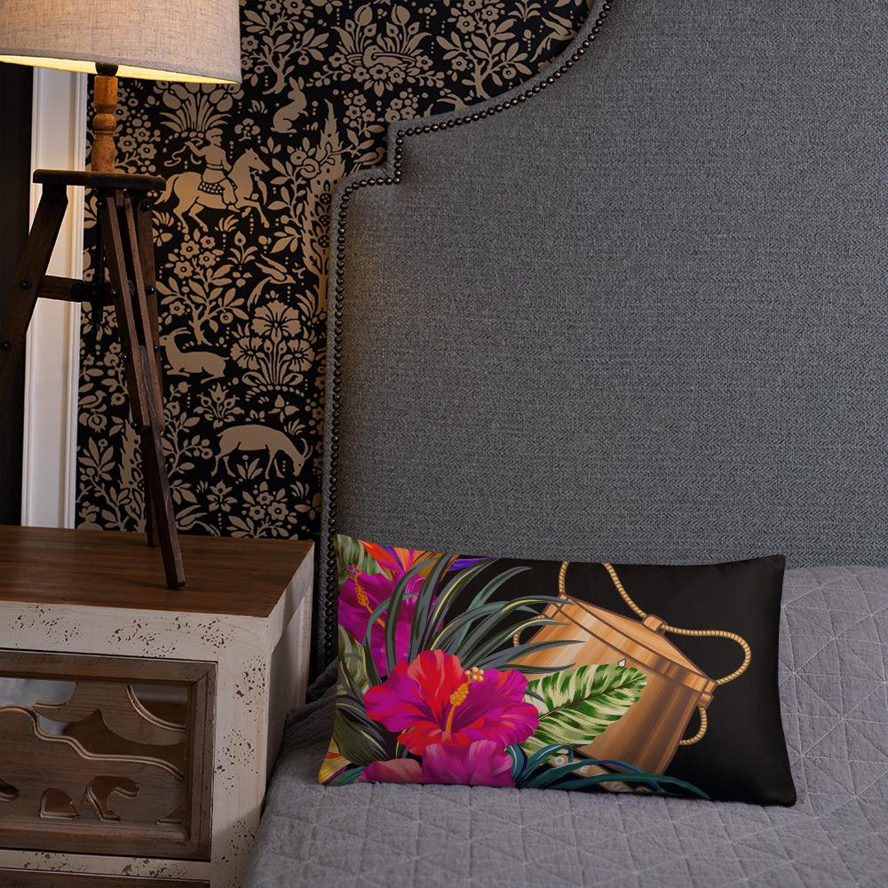 Tokelau Polynesian Basic Pillow - Tropical Bouquet - Polynesian Pride