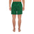 Polynesian Culture Green Men's Athletic Long Shorts - Polynesian Pride