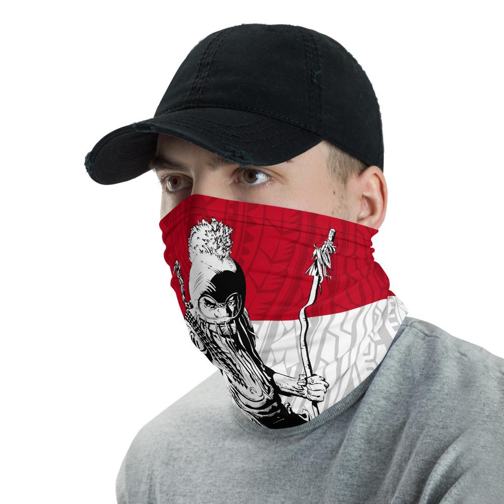 Hawaii Flag Bandana Polynesian Warrior Ikaika Neck Gaiter - Polynesian Pride