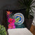 Northern Mariana Islands Polynesian Basic Pillow - Tropical Bouquet - Polynesian Pride