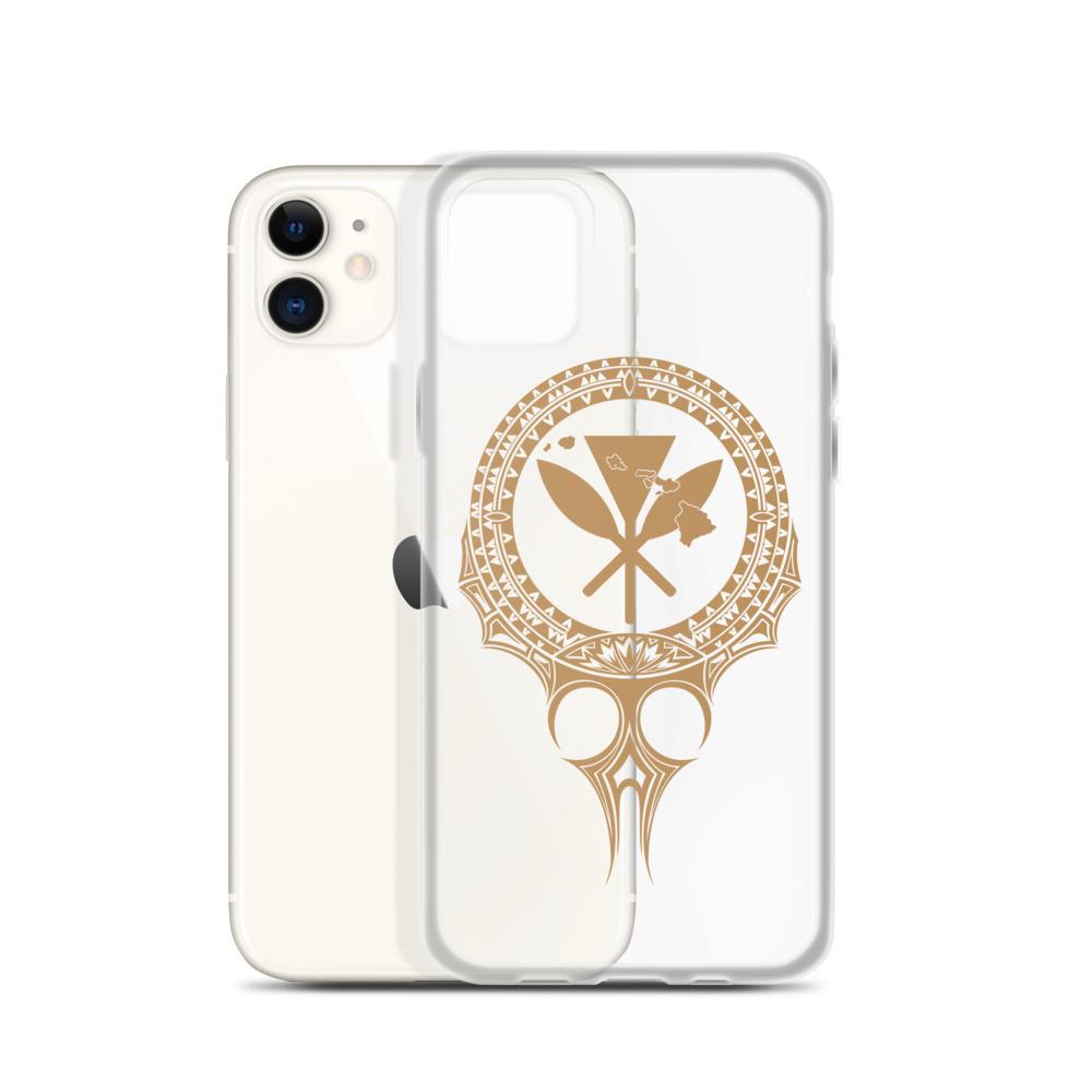 Kanaka Maoli Iphone Case The Eyes Gold AH iPhone 11 Phone Case Gold - Polynesian Pride