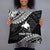 Papua New Guinea Custom Personalised Polynesian Pillow - Black Seal - Polynesian Pride