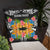 Tribal Pattern Custom Pillow - Tropical Flowers - Polynesian Pride