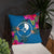 Yap Polynesian Pillow - Hibiscus Surround - Polynesian Pride