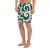 Polynesian Maori Ethnic Ornament Green Men's Athletic Long Shorts - Polynesian Pride