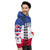 Hawaii Flag Polynesian Hoodie Line Style - Polynesian Pride