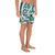 Polynesian Maori Ethnic Ornament Turquoise Men's Athletic Long Shorts - Polynesian Pride