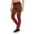 Fiji Leggings - Red Shark Polynesian Tattoo - Polynesian Pride