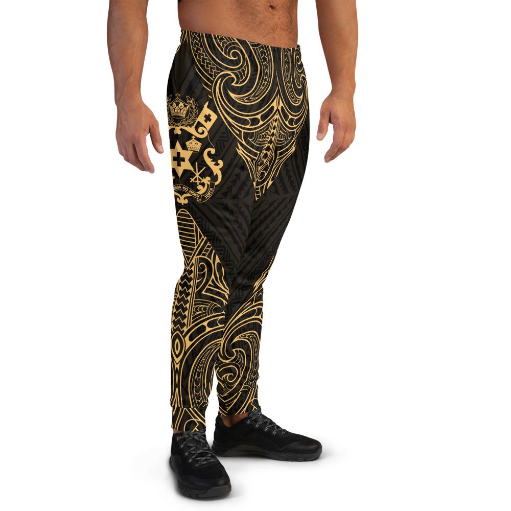 Tonga Sweatpant - Polynesian Patterns Gold Color - Polynesian Pride