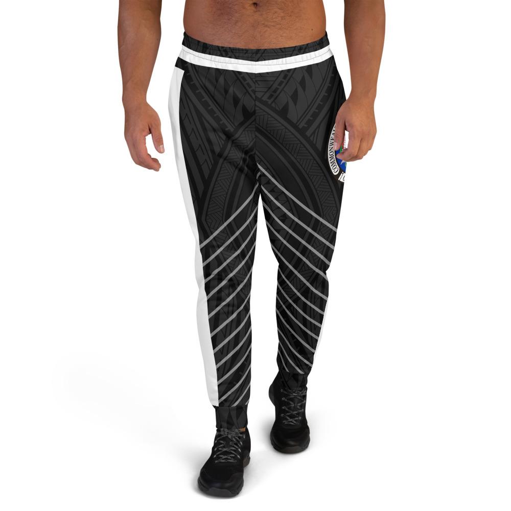 Northern Mariana Islands Custom Sweatpant - Line Style Polynesian Patterns Unisex Black - Polynesian Pride