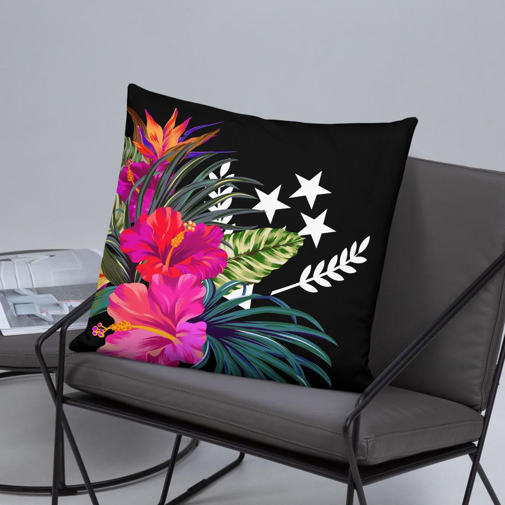 Kosrae Micronesia Basic Pillow - Tropical Bouquet - Polynesian Pride