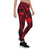 Guam Polynesian Leggings - Guam Red Seal with Polynesian Tattoo Red - Polynesian Pride