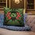 Hawaii Pillow - Coat Of Arms With Hibiscus Flowers - Polynesian Pride